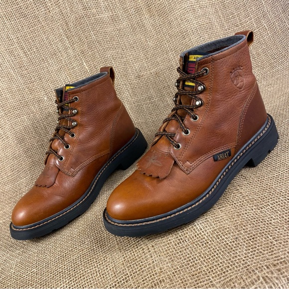 Ariat Shoes - 🛑SOLD🛑Women’s Ariat Lacer boots Heritage lace up casual work leather brown 8 B